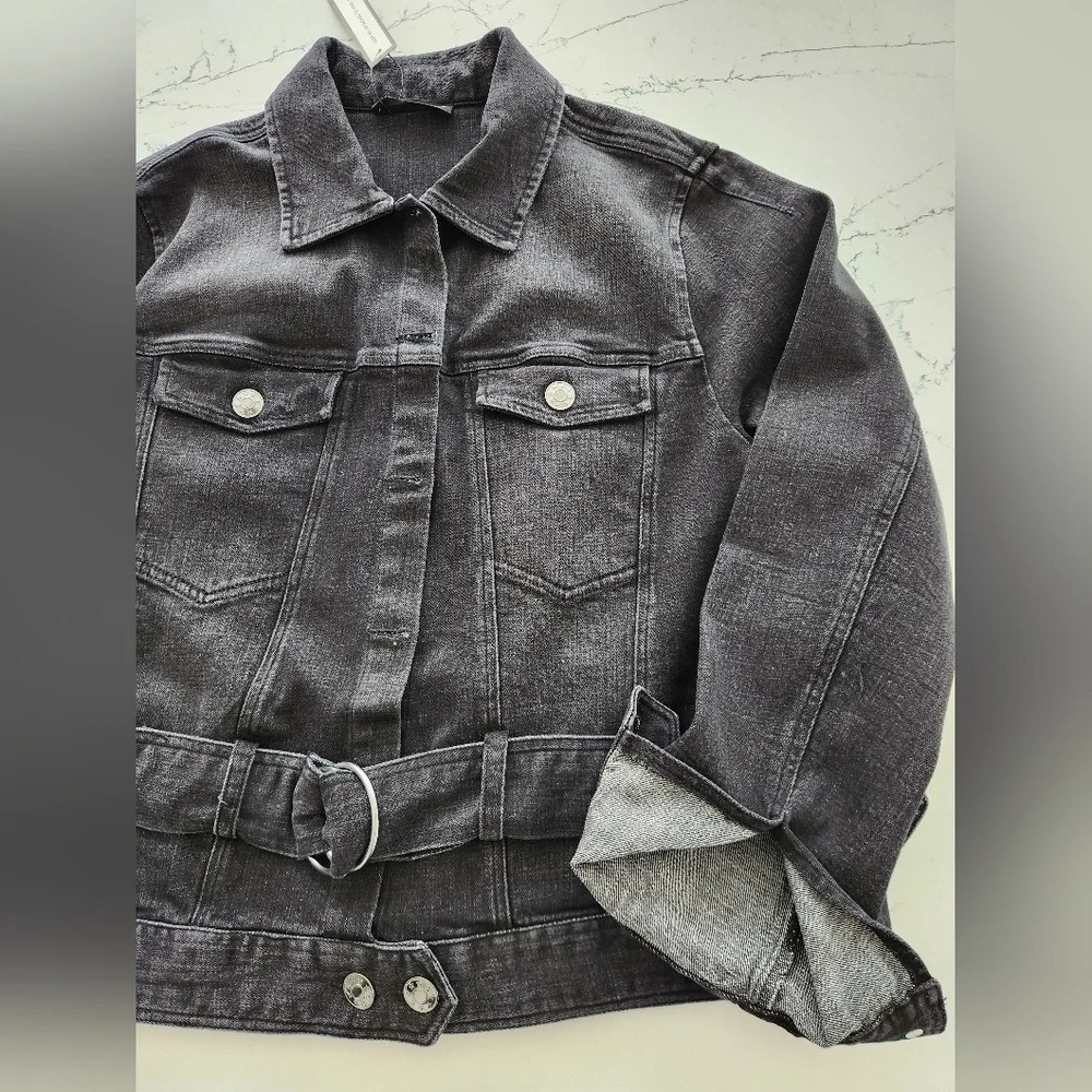 NWT || SONCY || black denim jacket - Picture 7 of 8